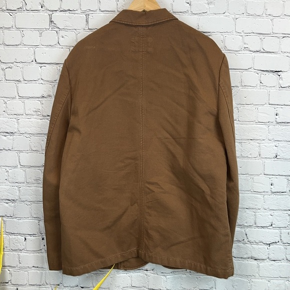 CARBON 2 COBALT Santa Barbara Nutmeg Pique Cotton Jacket Sports Coat, Size L - Picture 4 of 4